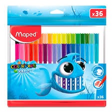 Marcadores de colores