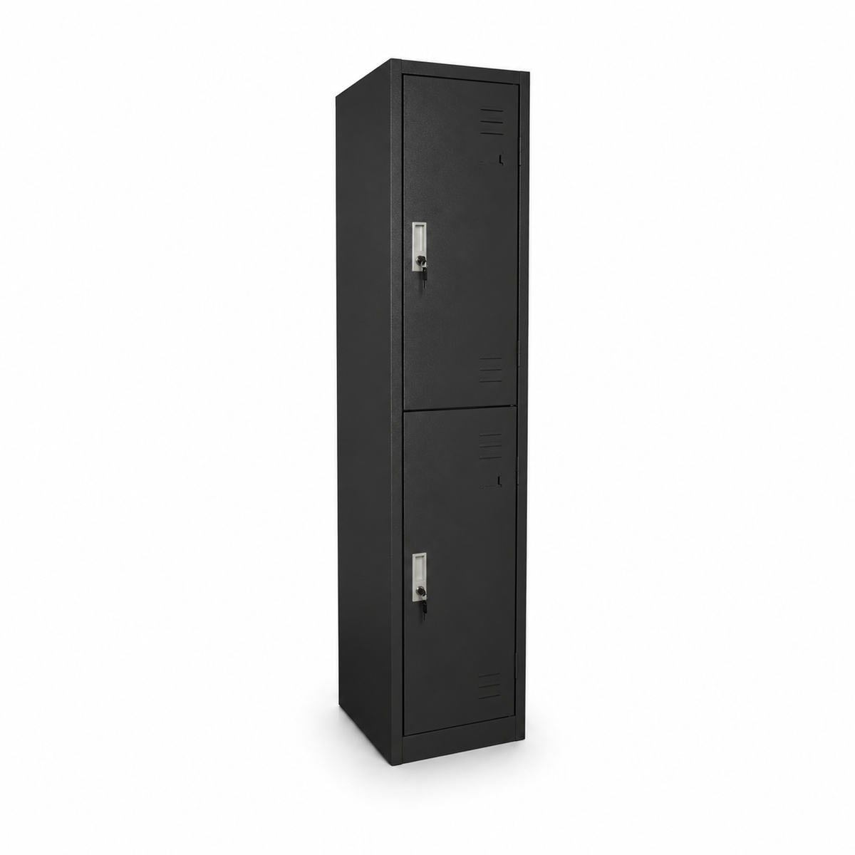 Locker metálico de 2 puertas con llave y tirador
