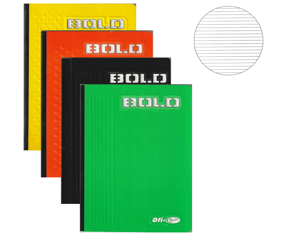 Cuaderno Cosido Bold 100 Hojas Lineas