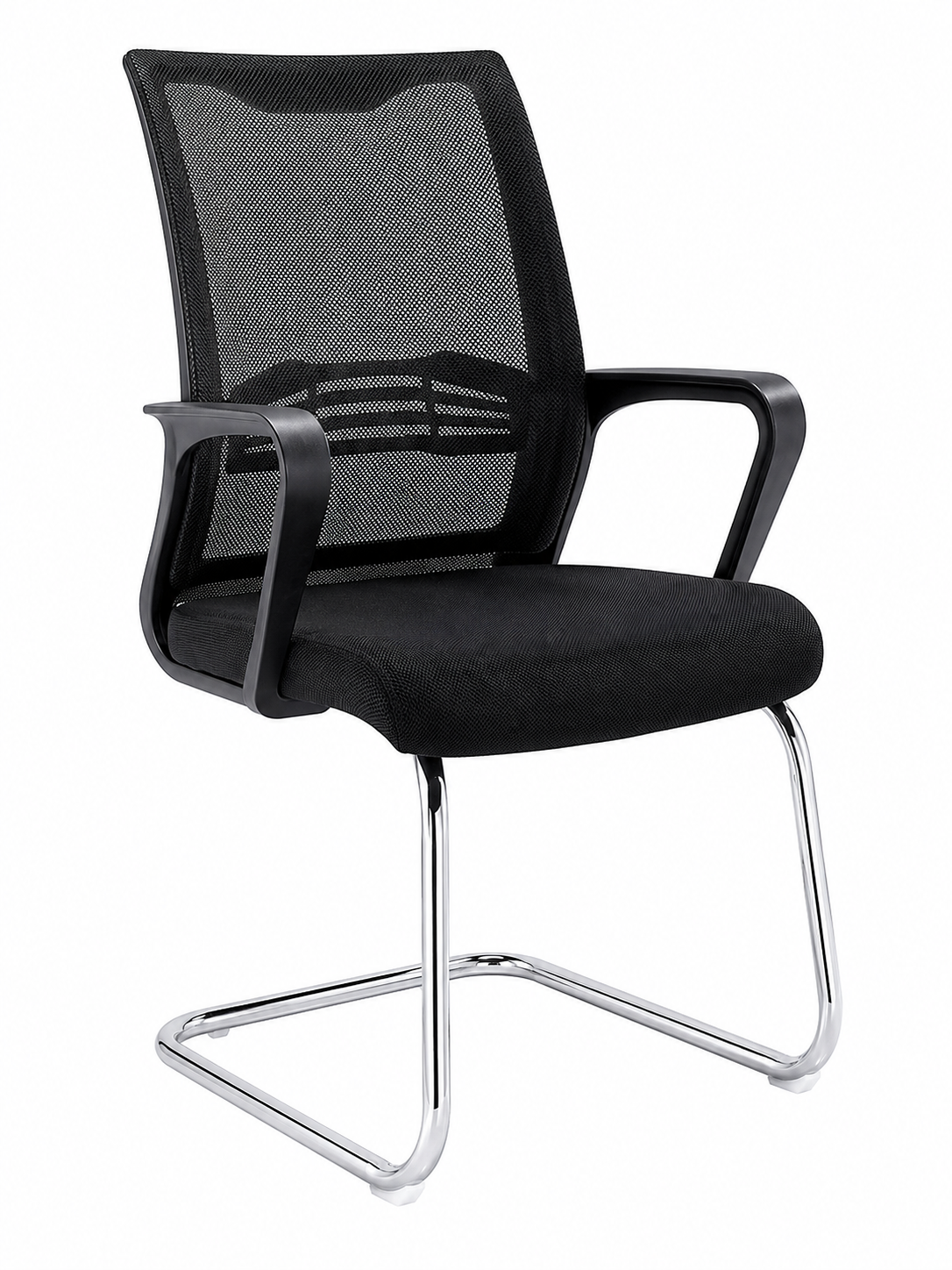Silla de visita de malla con brazos