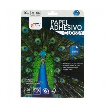 Papel fotográfico adhesivo