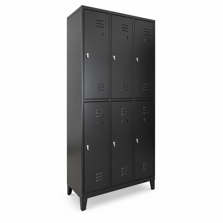 Locker metálico de 6 puertas