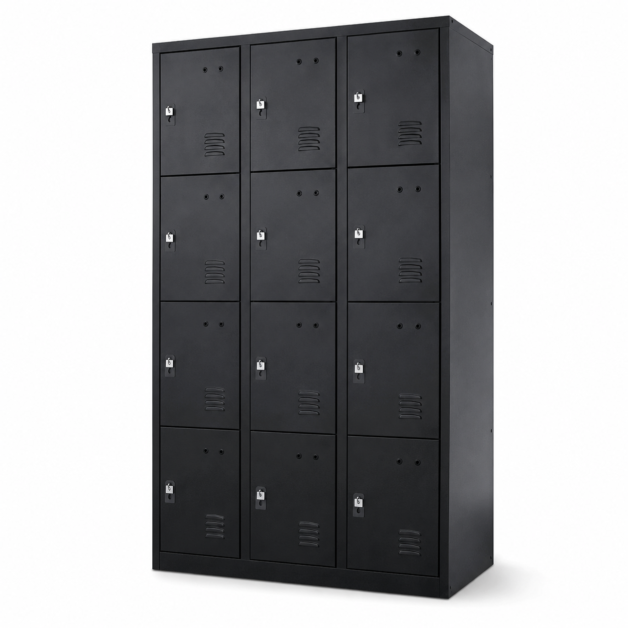 Locker metálico de 12 puertas con aldaba
