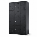 Locker metálico de 12 puertas con aldaba