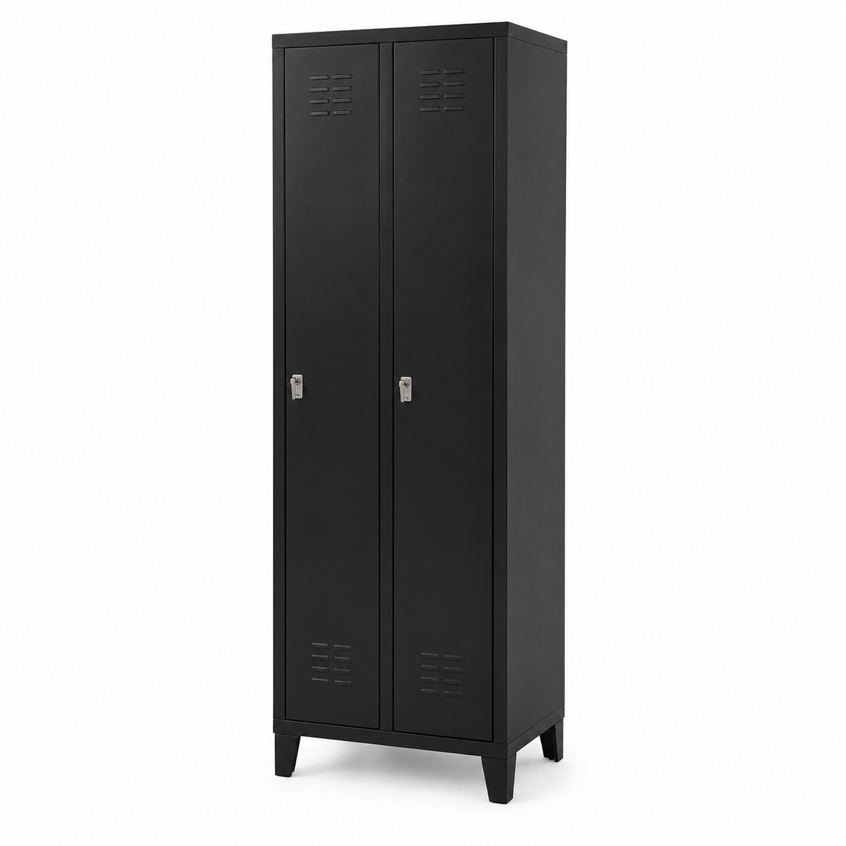 Locker metálico de 2 puertas con aldaba