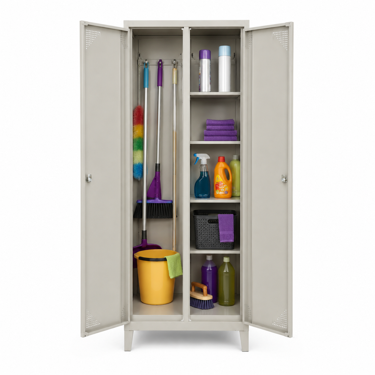 Locker multiusos metálico con llave