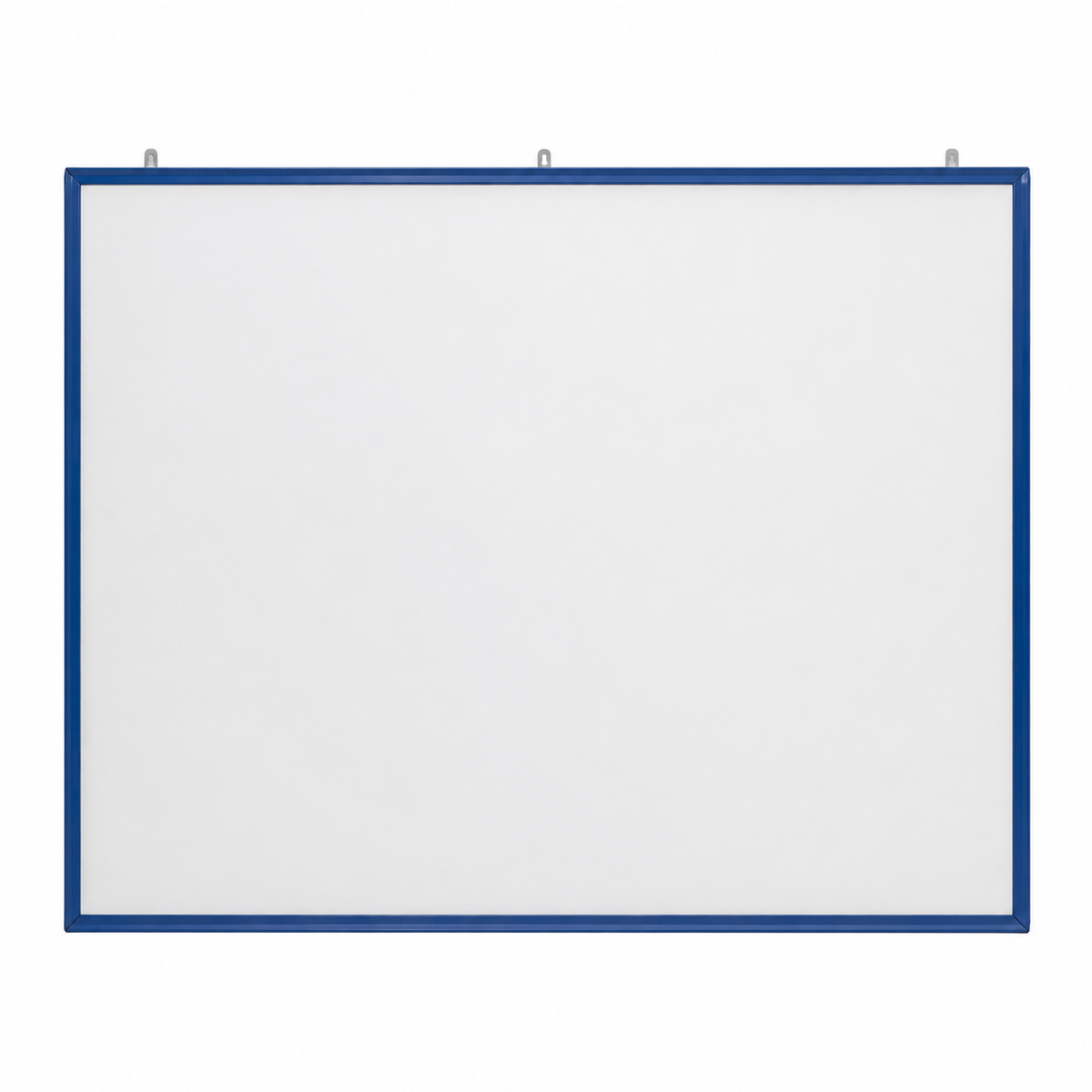 Pizarrón blanco de pared con marco metálico