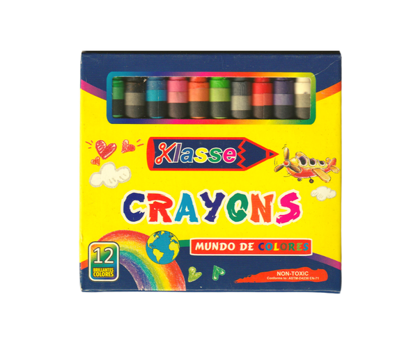 Crayon Cera Delgado 12 Colores
