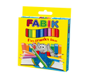 Crayon Madera Fabik 12 Colores Corto