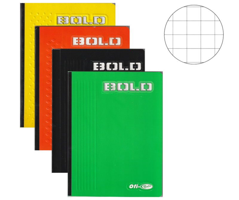 Cuaderno Cosido Bold 100 Hojas Cuadros