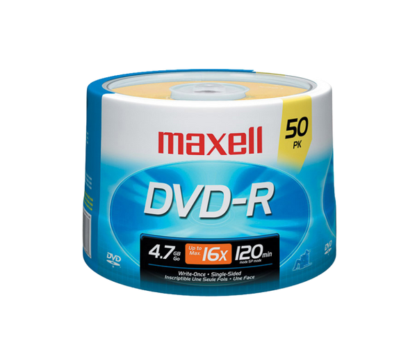 DVD-R MAXELL BULK 4.7GB Torre 50 Unidades