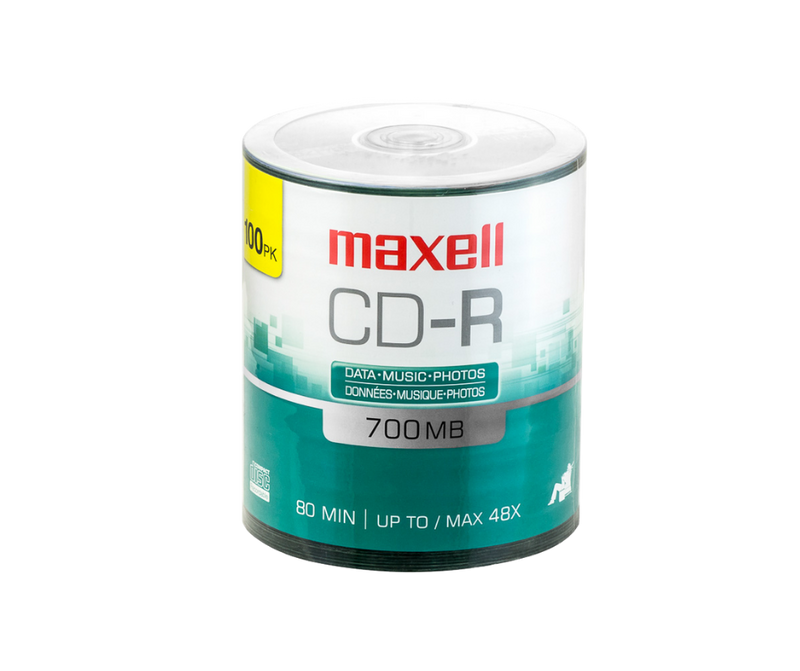 CD-R Maxell BULK 700MB Torre 100 Unidades