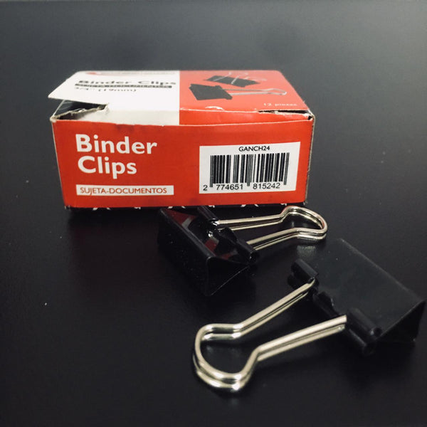 Prensa Papel / Binder Clip 19mm
