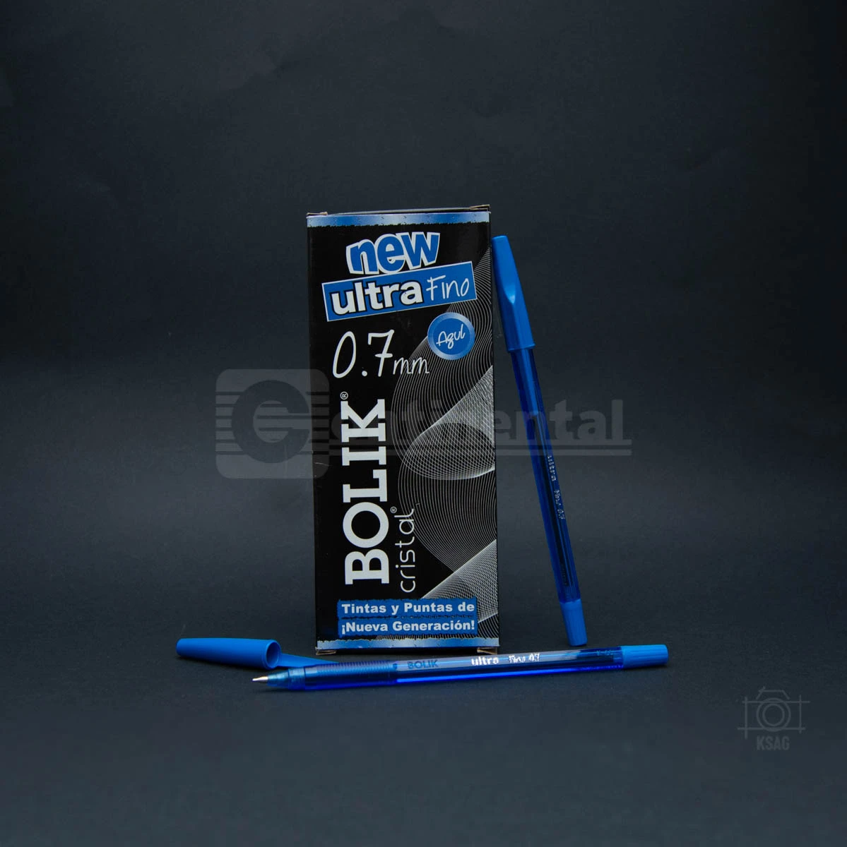 Boligrafo Tinta Bolik Ultra Fino 0.7 Azul